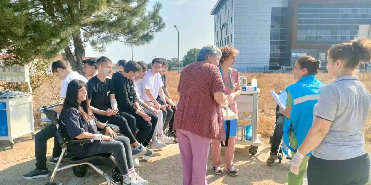 Muratlı’da HAP tatbikatı yapıldı