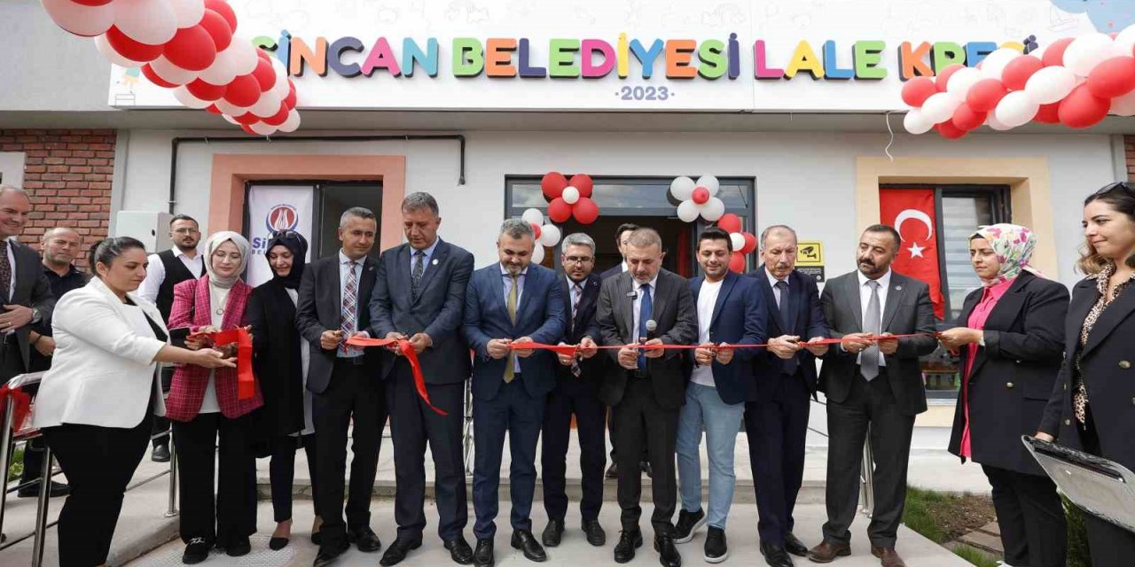 Sincan Belediyesi kreş açılışlarına devam ediyor