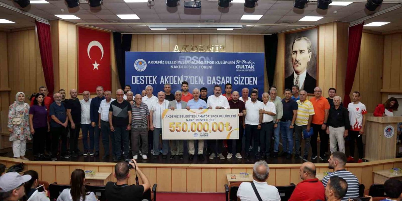 Akdeniz Belediyesinden amatör spora destek