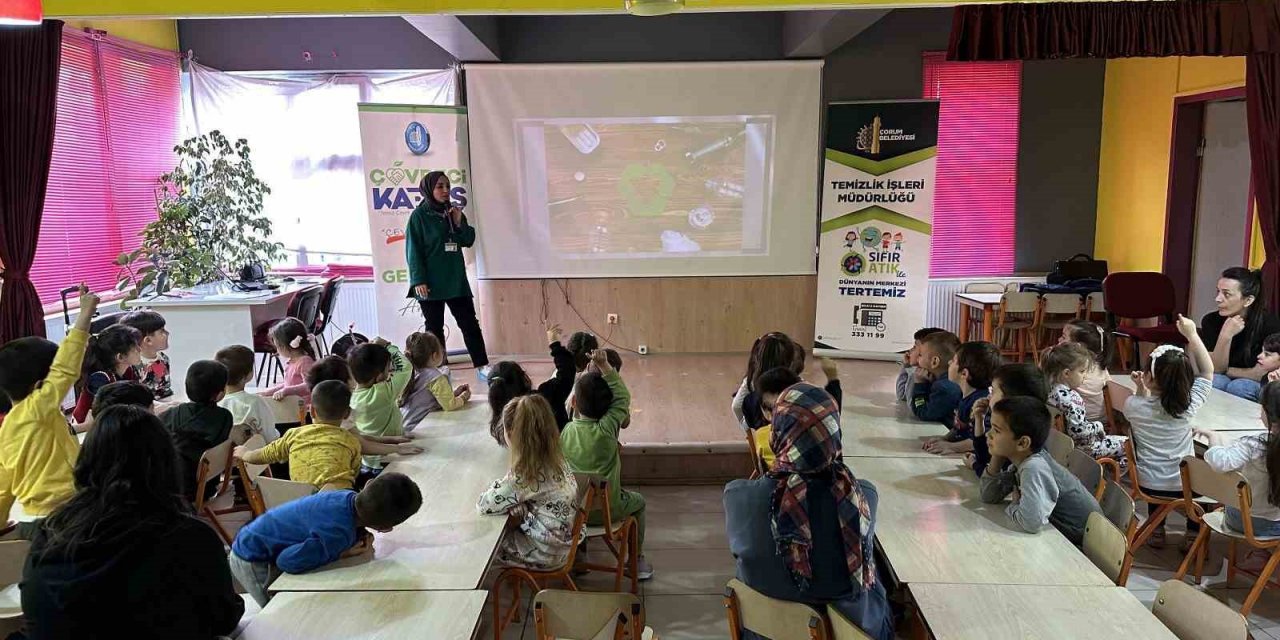 Çorum Belediyesi’nden sıfır atık ve çevre eğitimi