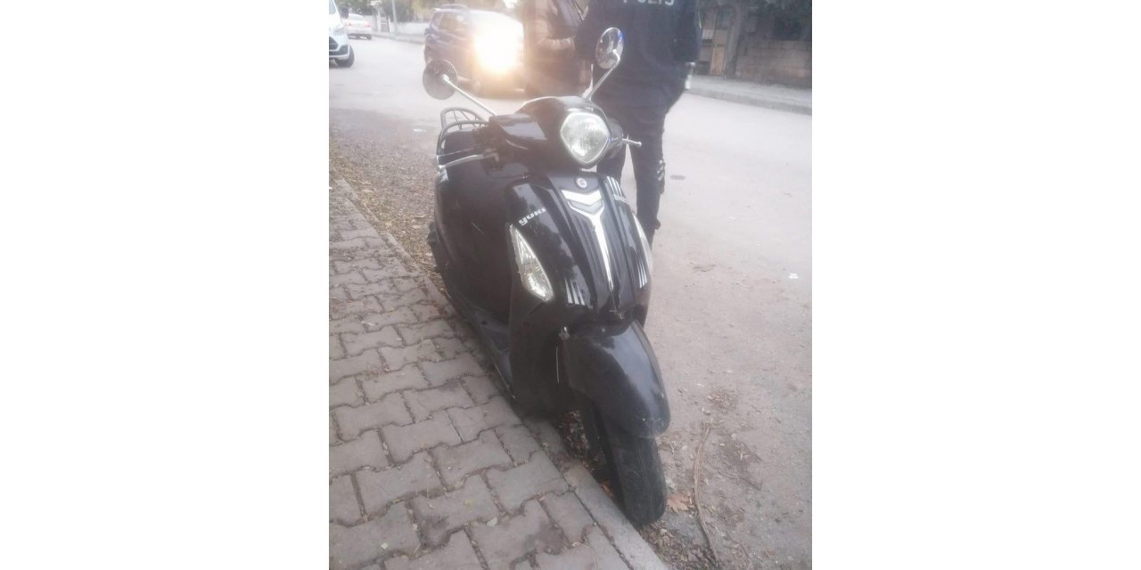 Park halindeki motosiklet çalındı