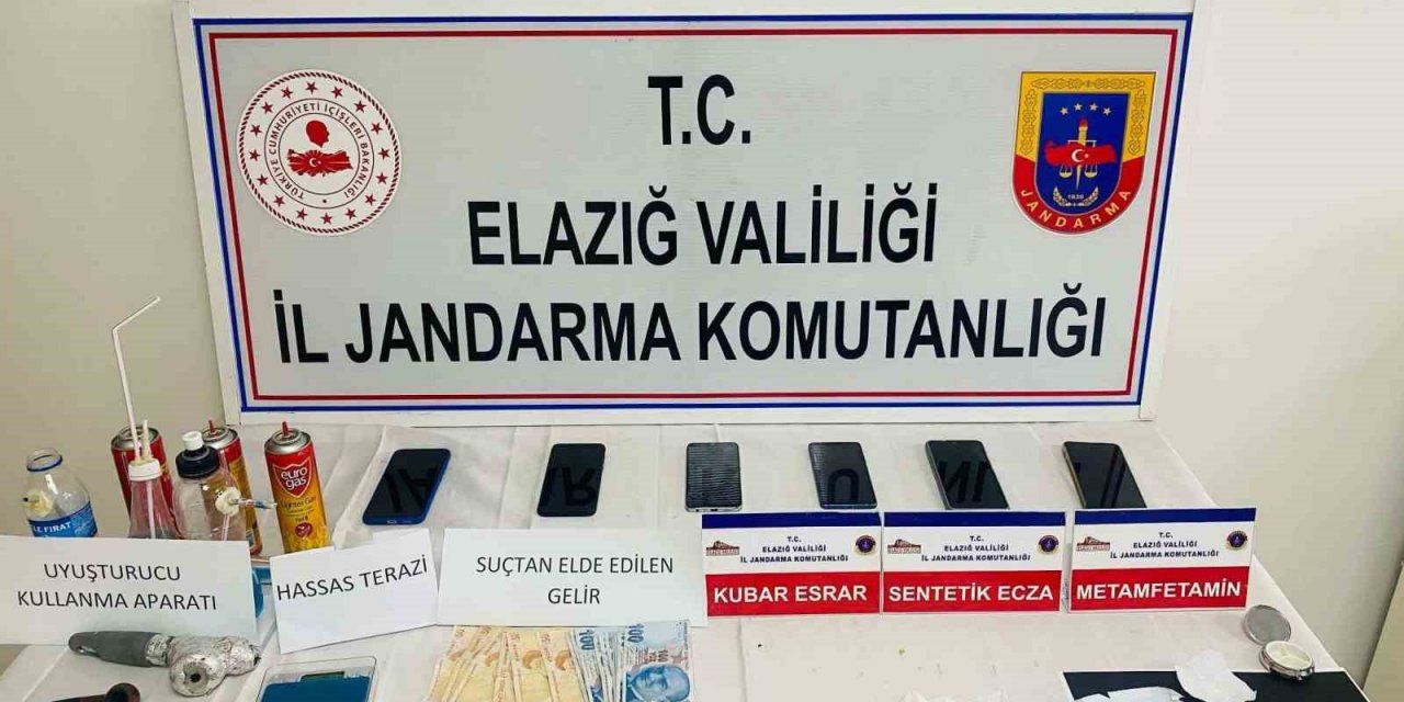 Elazığ’da uyuşturucu operasyonu: 6 gözaltı