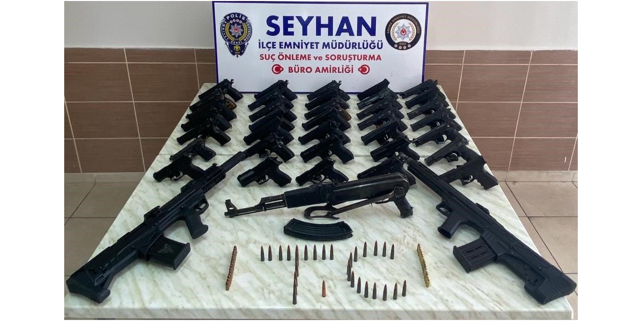 55 ruhsatsız silah ele geçirildi