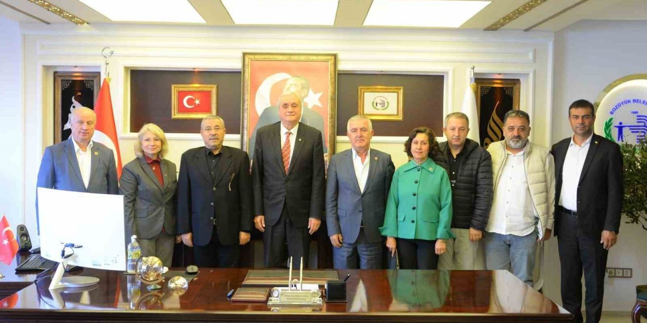 Başkan Bakkalcıoğlu yeni il başkanı ile bir araya geldi