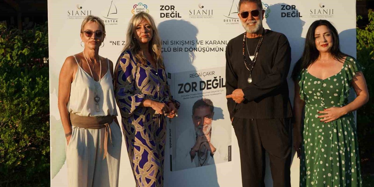 ‘’Zor değil’’ kitabının lansmanında ünlü isimler bir araya geldi