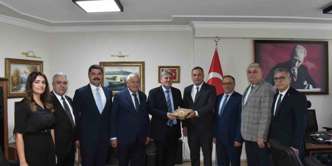 Aydın Ticaret Borsası yönetimi, Cumhuriyet Başsavcısı Yılmaz’la bir araya geldi