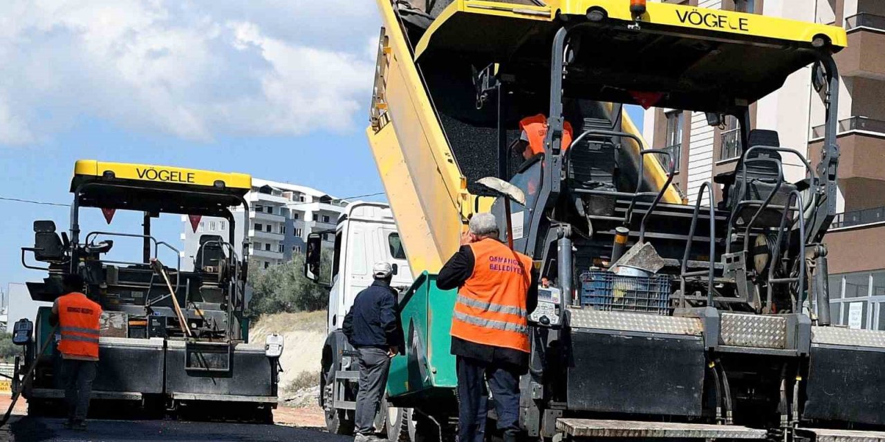 Osmangazi’nin yollarına 23 bin ton asfalt