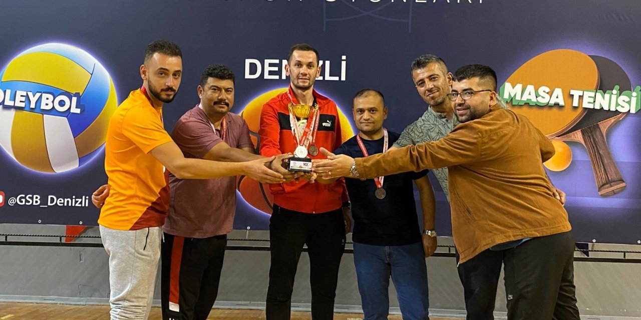 Çameli Belediyesi, Kamu Spor Oyunları Turnuvasında 3. oldu