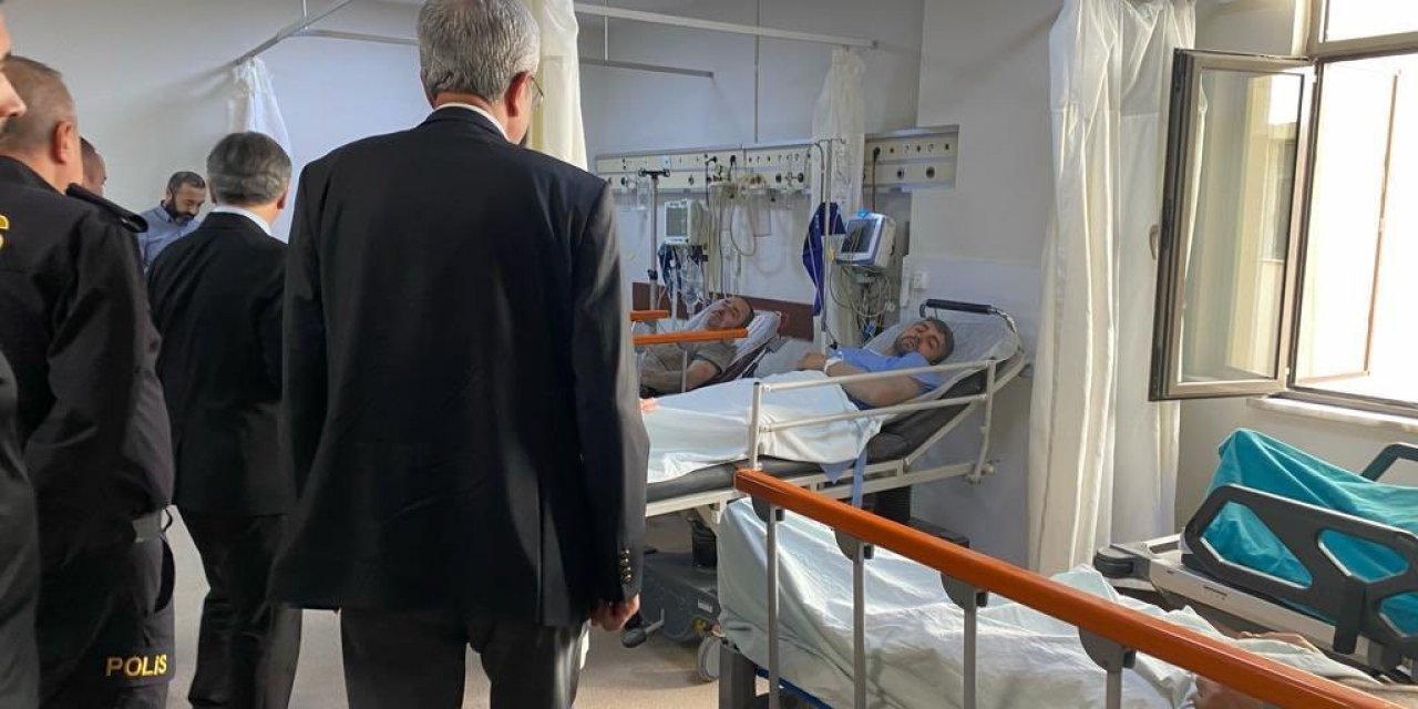 Beypazarı Belediye Başkanı Kaplan yaralı madencileri ziyaret etti