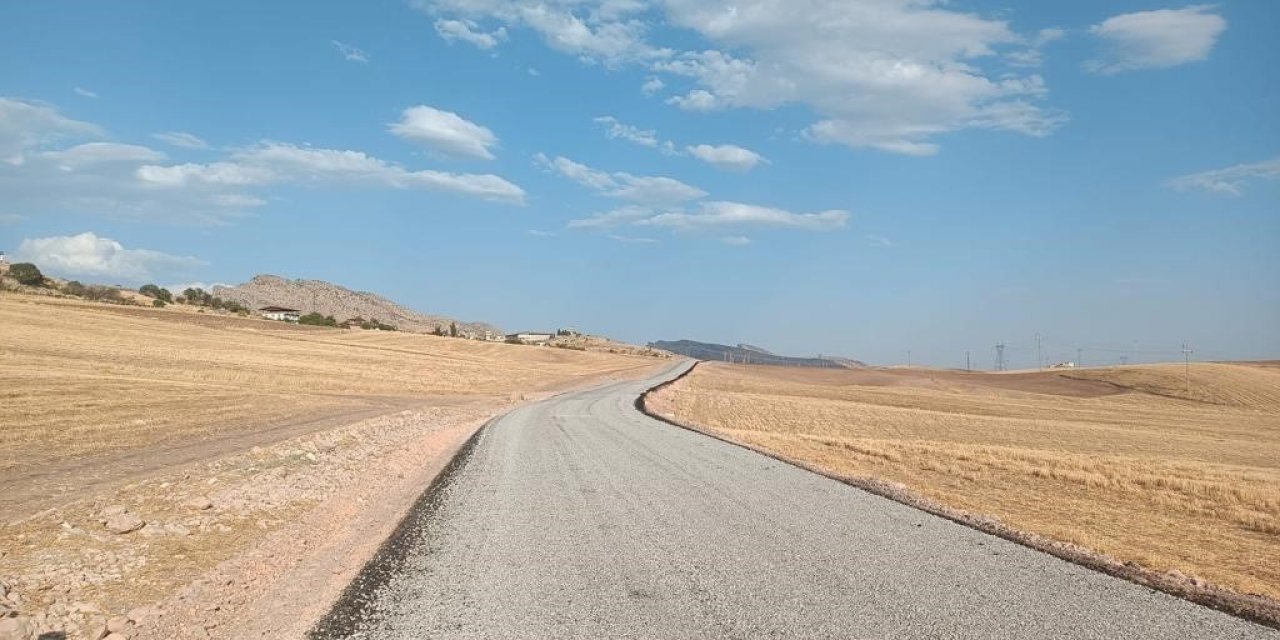 Büyükşehir Belediyesi, Hazro ilçesi Kırmataş Mahalle yolunu asfaltladı