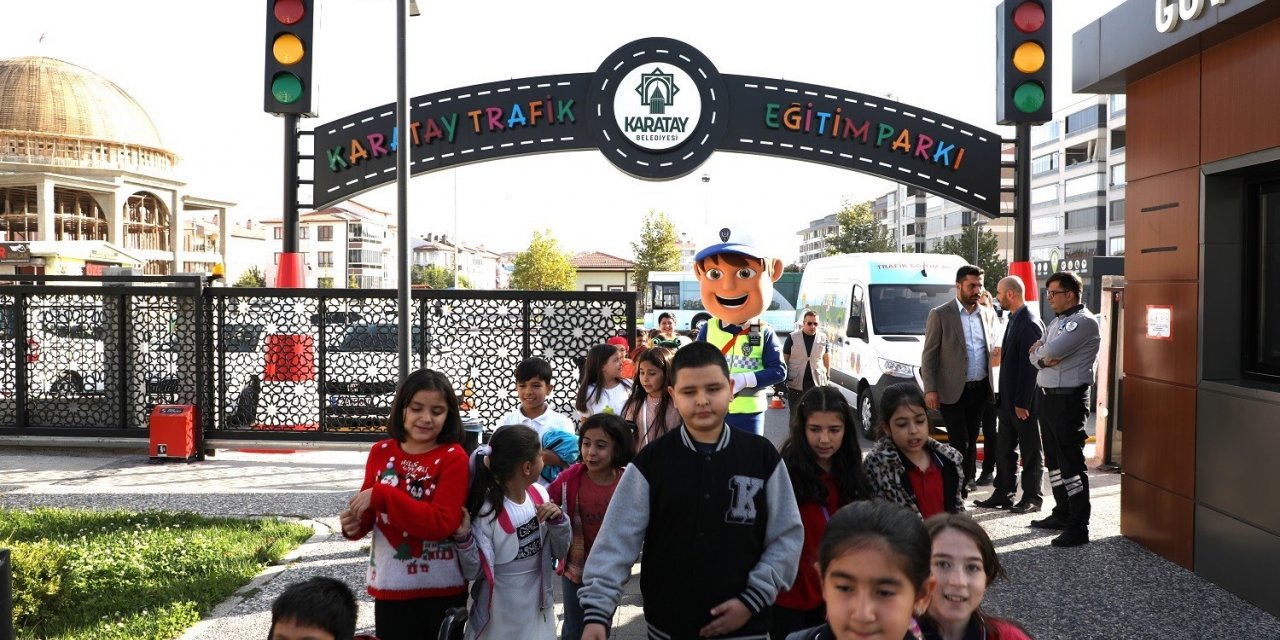 Karatay Trafik Eğitim Parkı’nda eğitimler başladı