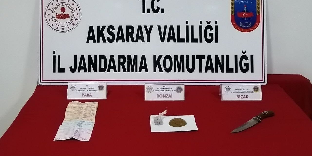 Aksaray jandarmadan uyuşturucu operasyonu: 1 tutuklama