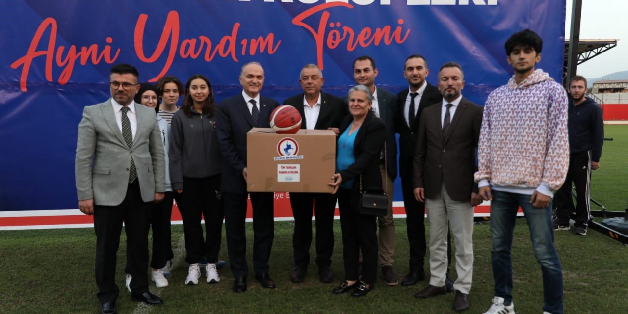 Düzce Belediyesinden 1 milyon değerinde ayni yardım