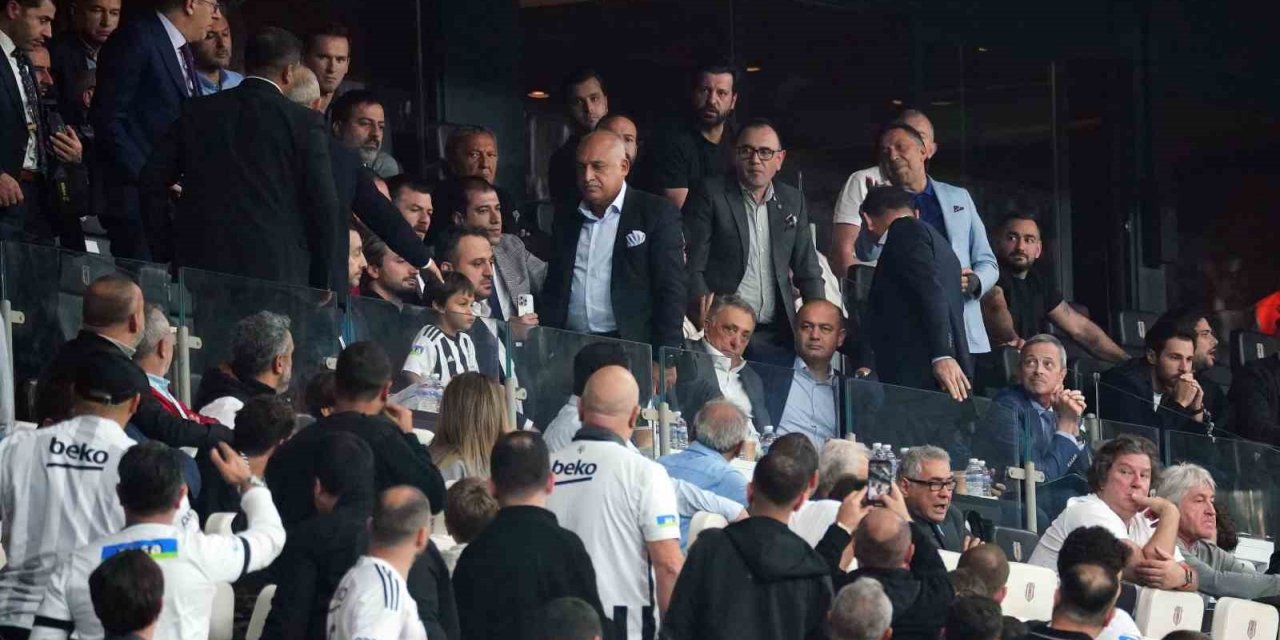 TFF Başkanı Büyükekşi, Beşiktaş Stadyumu’nu terk etti