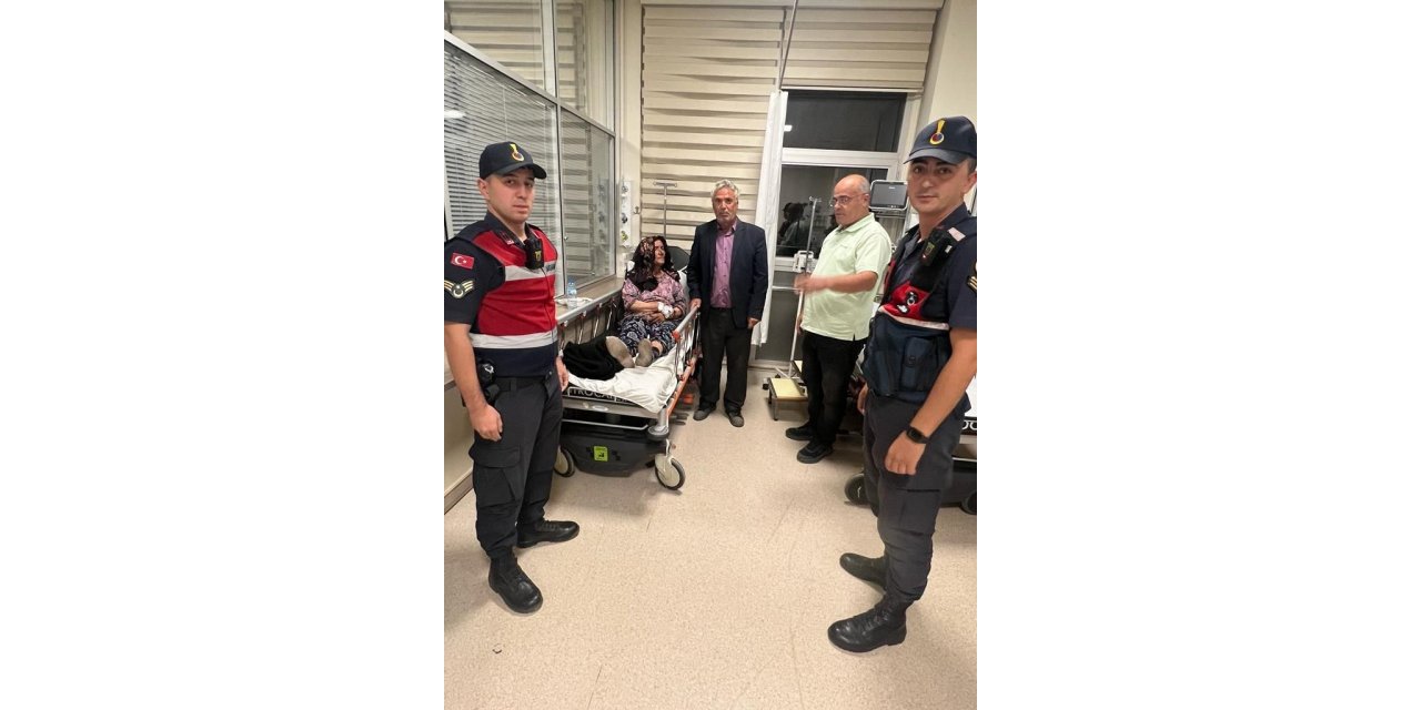 Kayıp yaşlı kadın dağlık alanda sağ bulundu