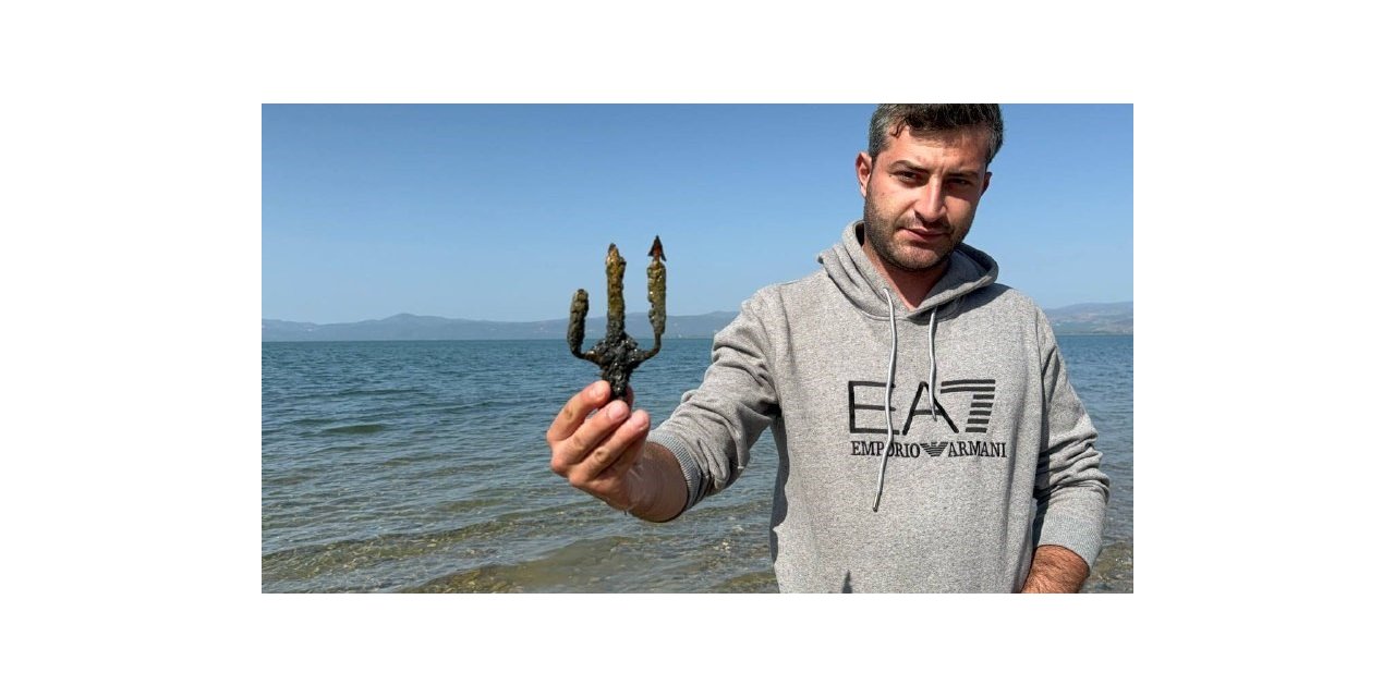 İznik Gölü’nde 2 bin yıllık mızrak ucu bulundu