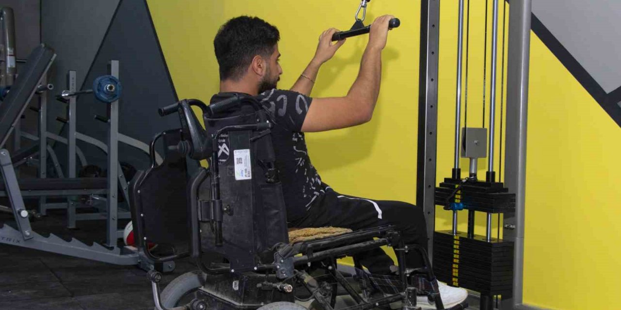 Özel bireyler spor yapıyor