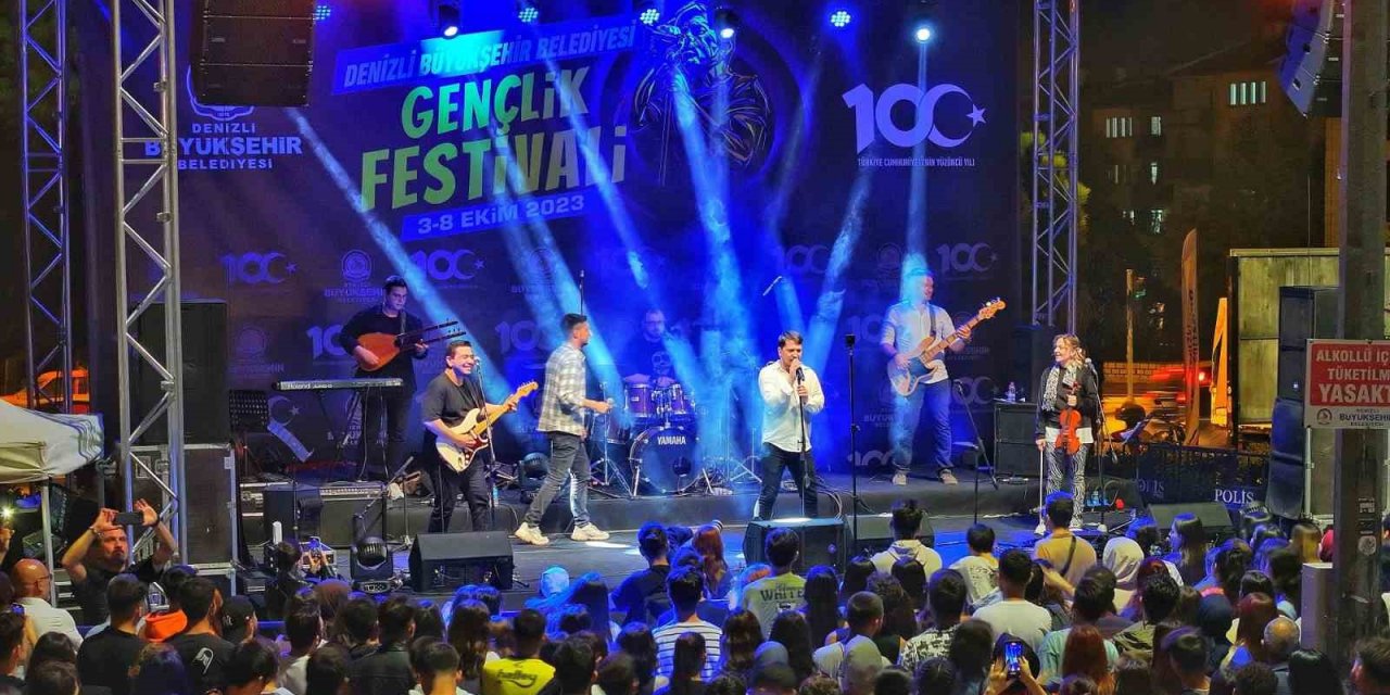 Denizli’de gençlik festivali hafta sonu da dolu dolu geçecek