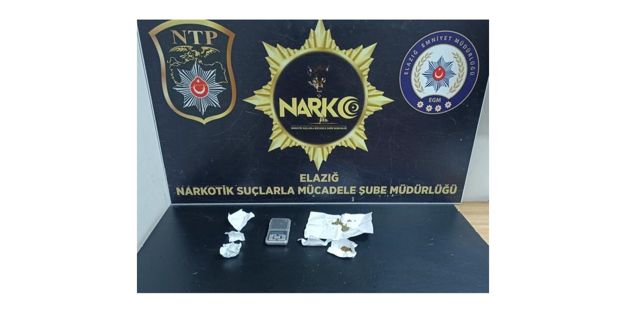 Elazığ’da önce uyuşturucu madde içenler ardından torbacıları yakalandı