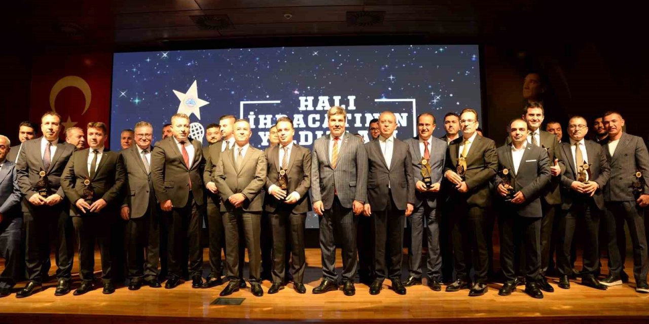 Halı İhracatının Yıldızları Ödüllendirildi