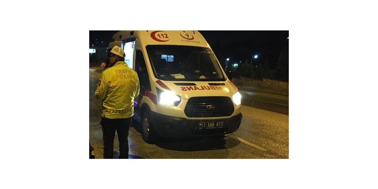 Köpeğe çarptı kendi yaralandı