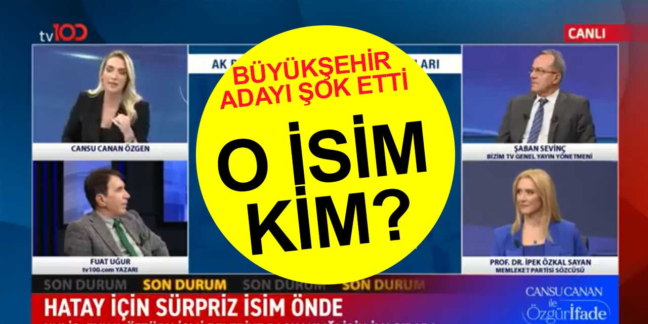 Hatay Büyükşehir Belediye Başkanlığı İçin Fulya Öztürk Yüzde 60'larda!