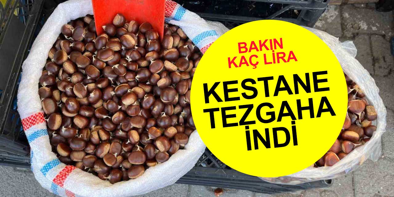 Kestane tezgaha indi! Bakın fiyatı kaç lira