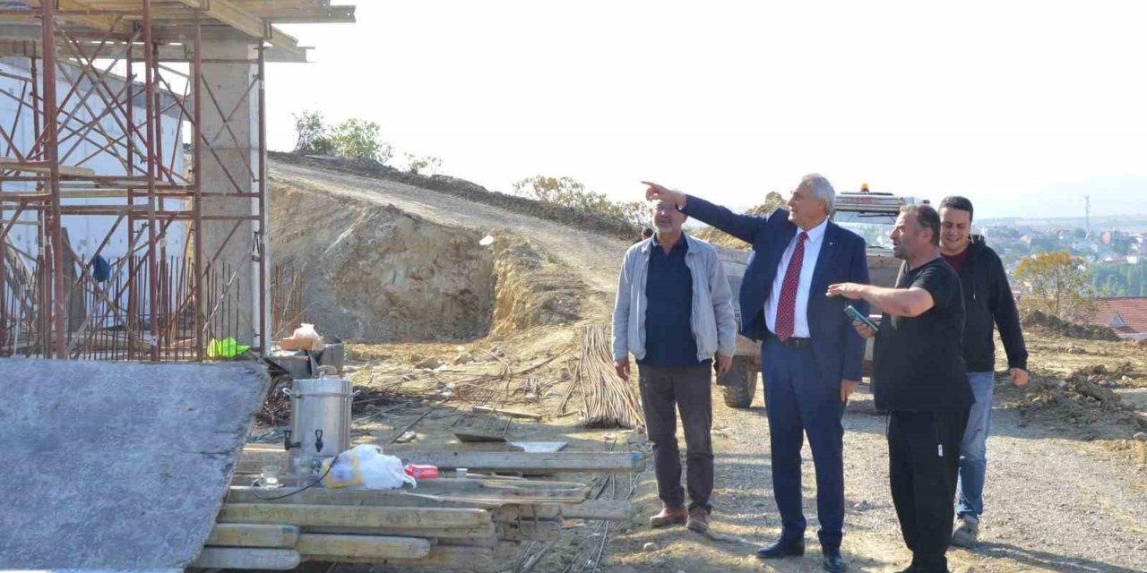 Bozüyük’te anı evi ve yeni seyir terasının yapım çalışmaları devam ediyor
