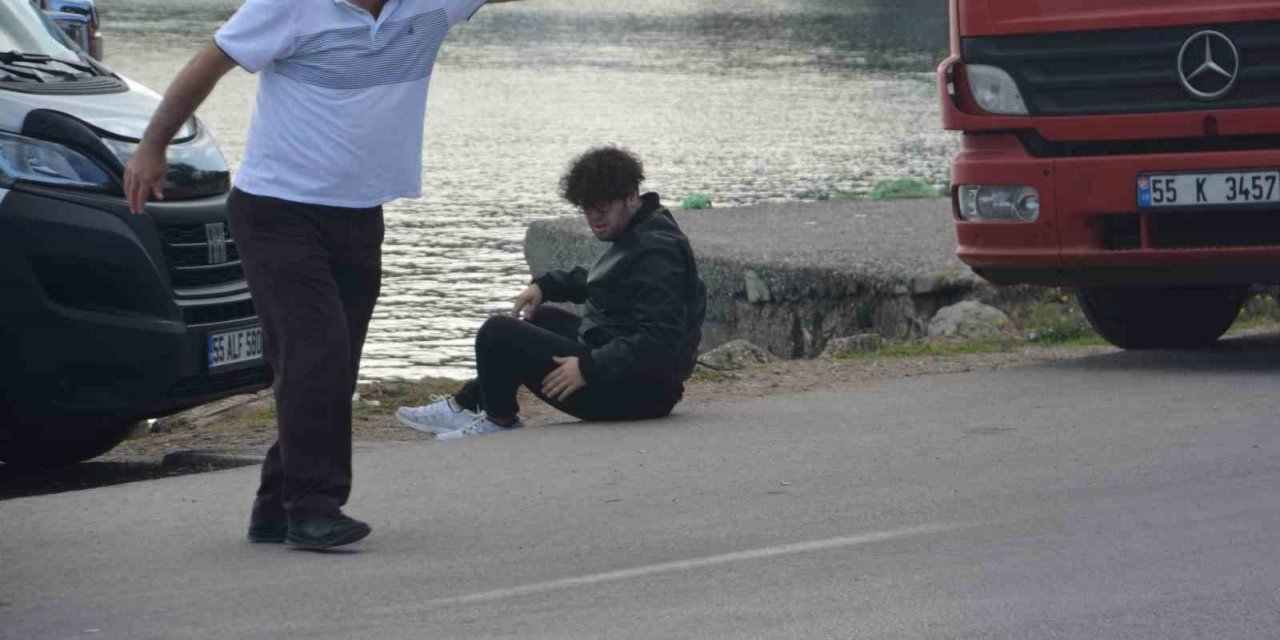 Hamsi suyu kazaya yol açtı: 1 yaralı