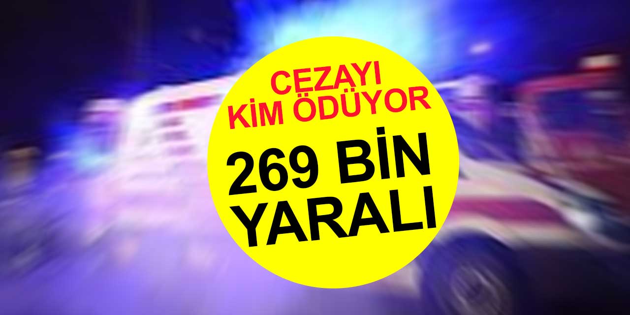 Frene basmamanın cezası: 269 bin yaralı
