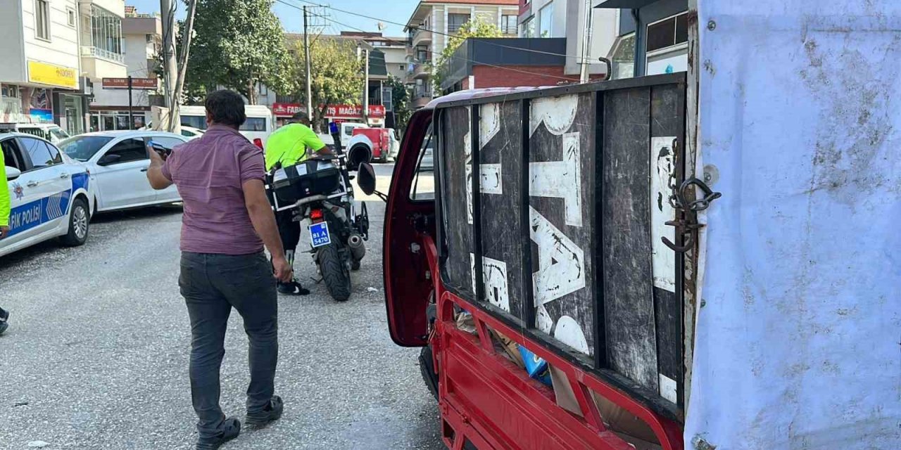 Atık toplama saati dışında çıkınca aracı bağlandı