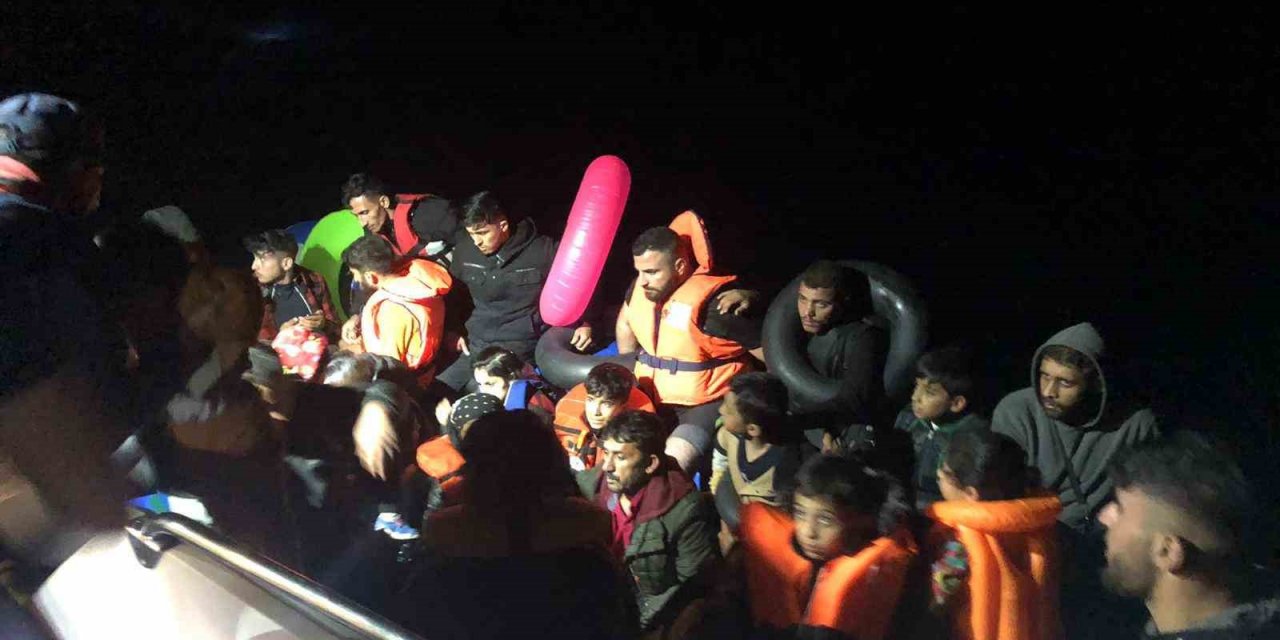 Bodrum’da 40 düzensiz göçmen yakalandı