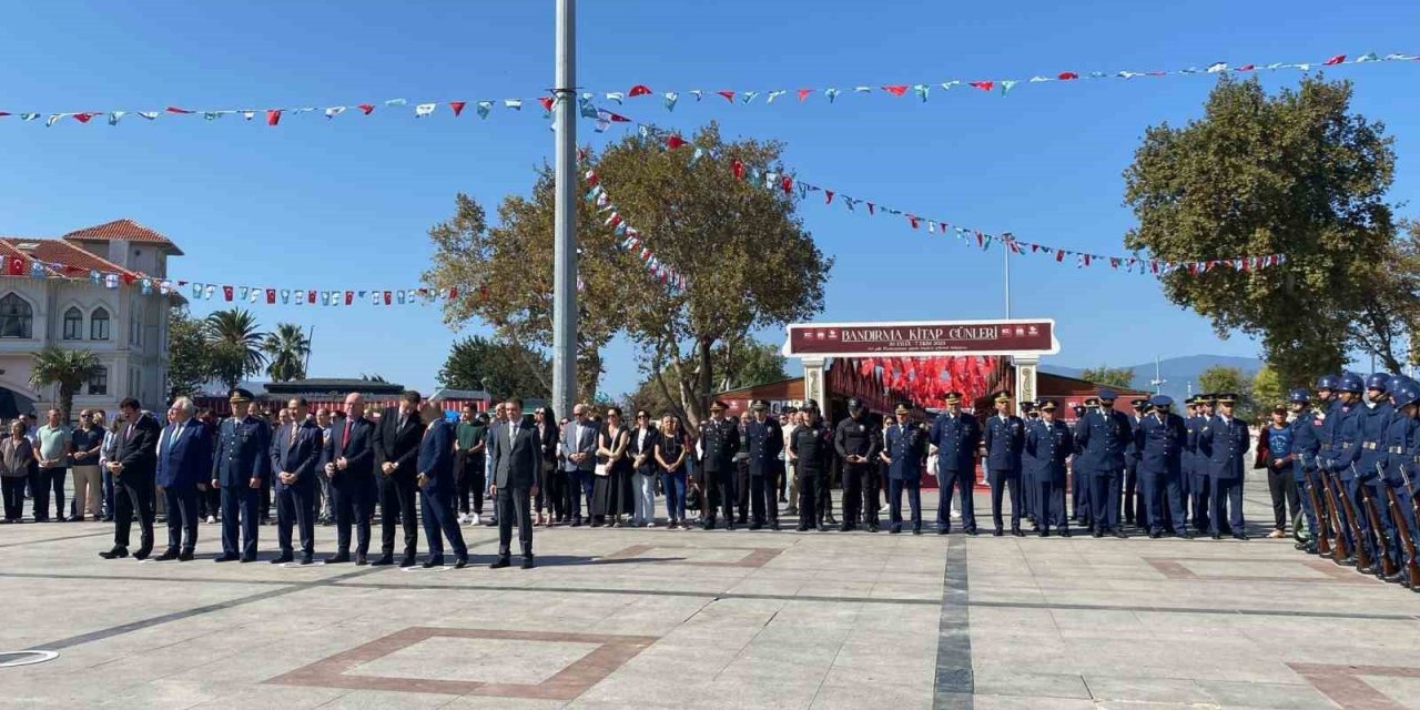 Atatürk’ün Bandırma’ya Gelişinin Yıldönümü kutlandı