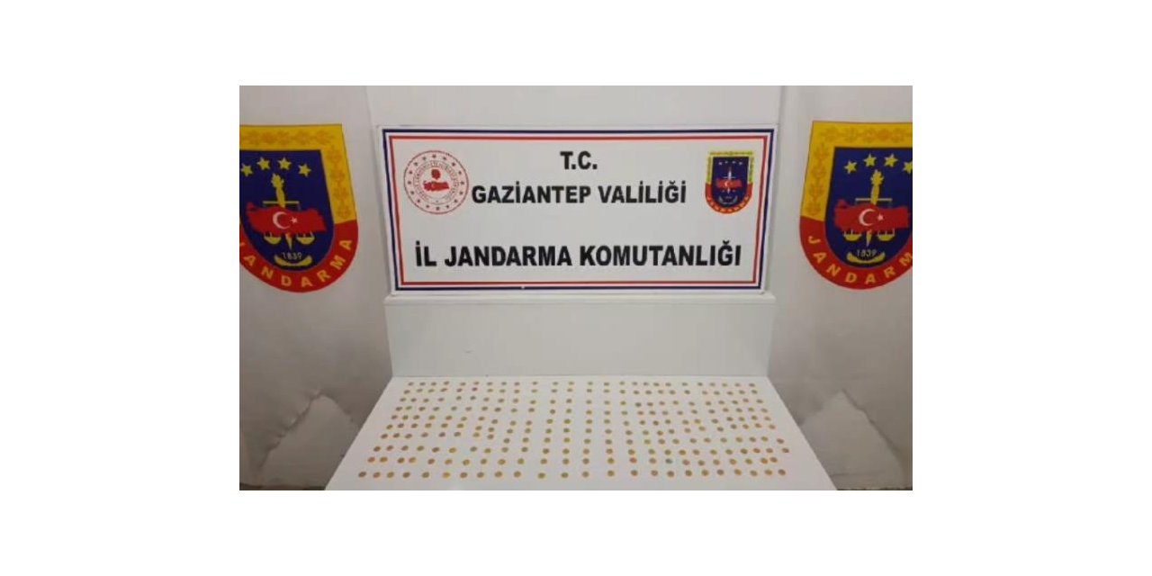 Gaziantep’te 245 adet sikke ele geçirildi