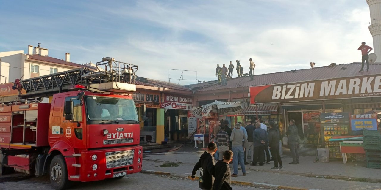 Erciş’te fırın yangını