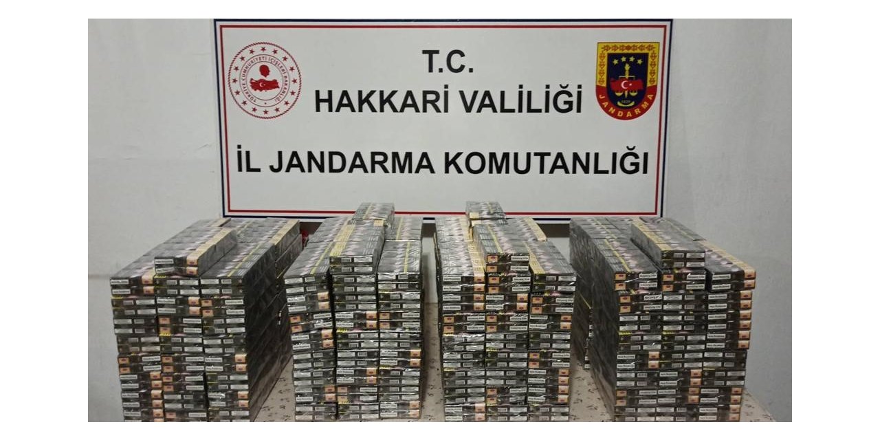 Hakkari’de çok sayıda kaçak malzeme ele geçirildi