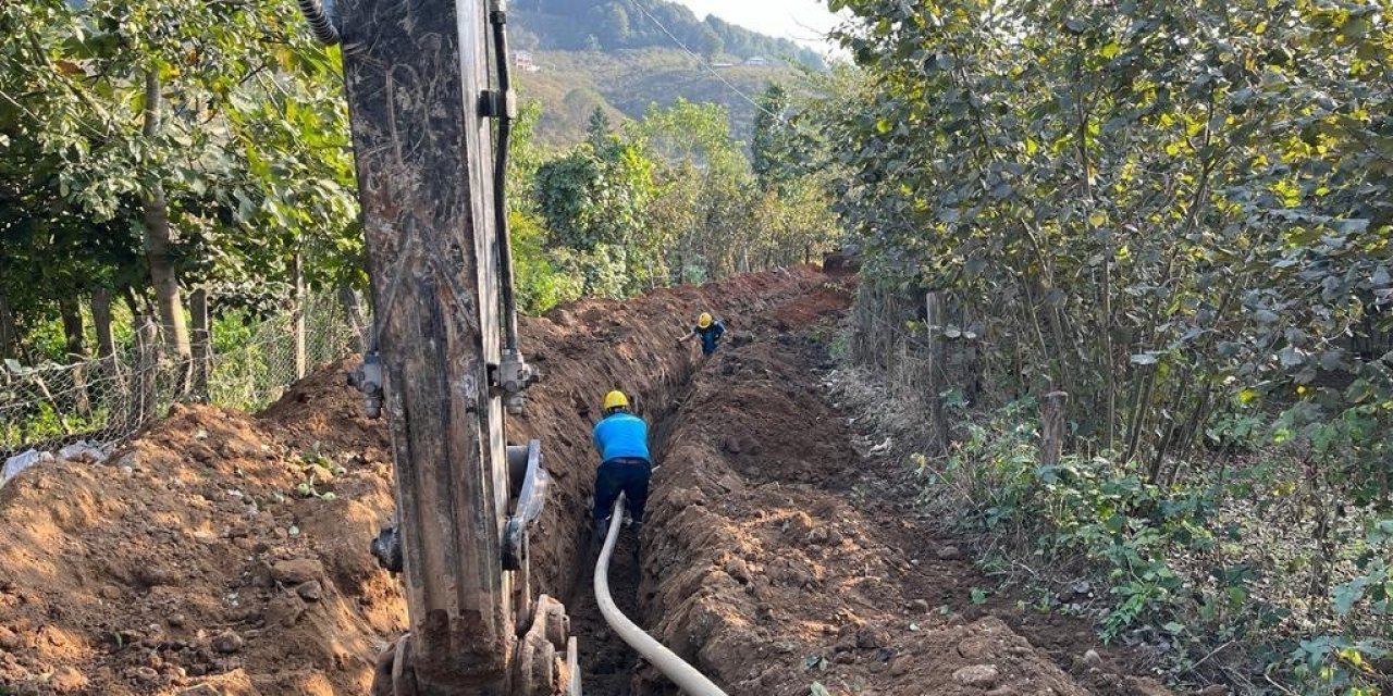 Hendek Çamlıca’ya yeni hat ile içme suyu deposu