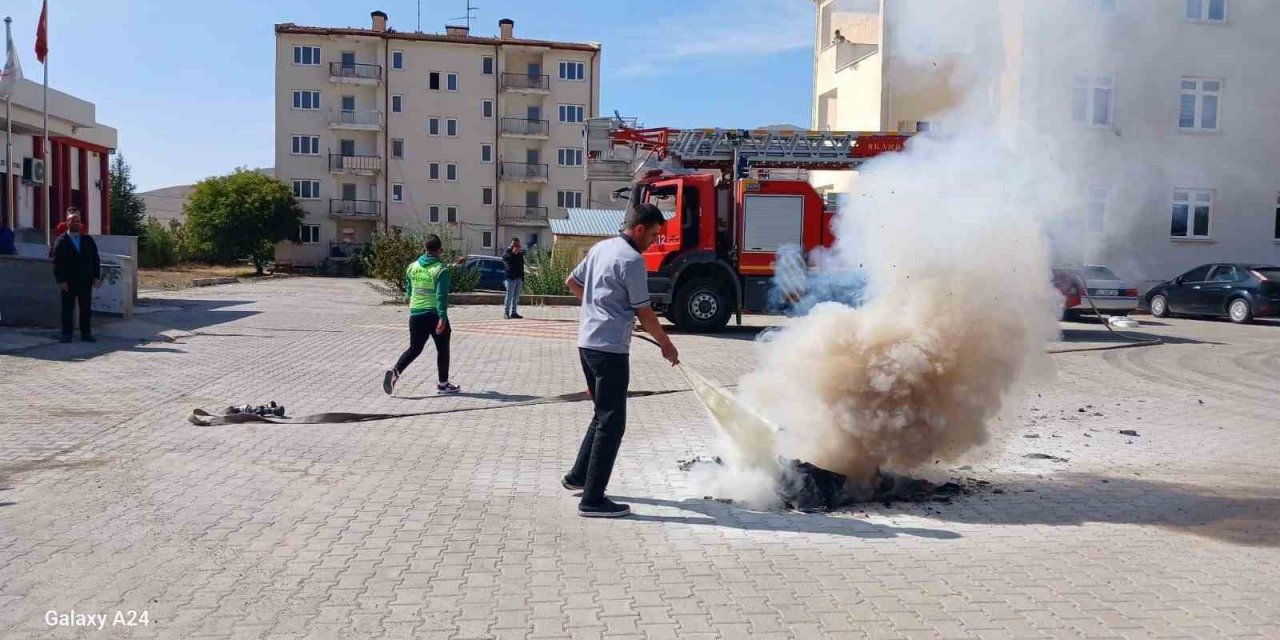 Çamardı’nda HAP Tatbikatı yapıldı
