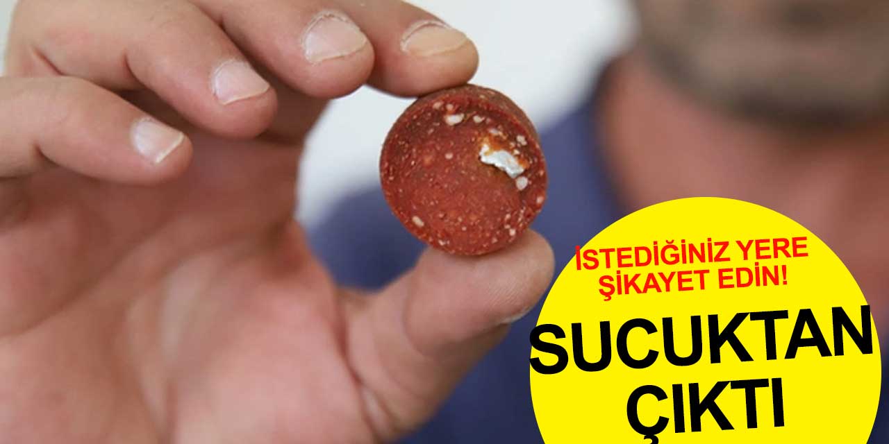 Görme engelli gencin yediği sucuktan demir parçası çıktı