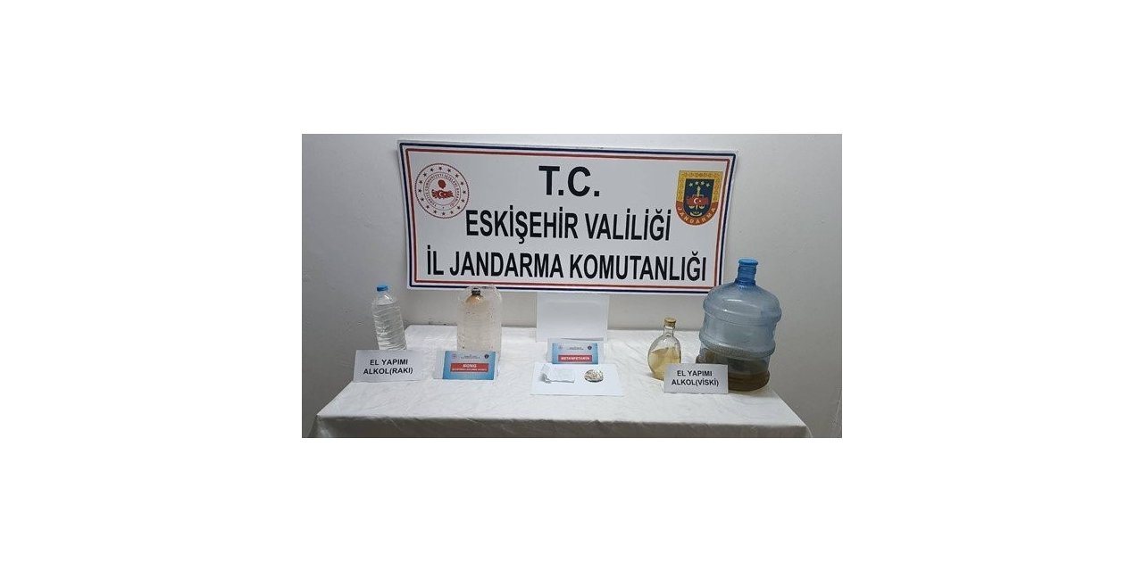 Jandarmadan uyuşturucu ve alkol operasyonu