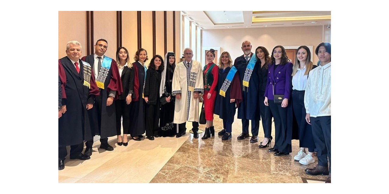 ESOGÜ rektörü ve dekanları Cumhurbaşkanlığı Külliyesi’nde törene katıldı