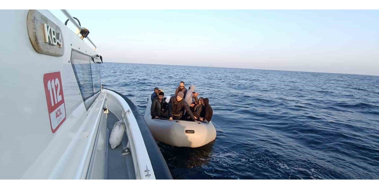 Aydın’da 36 düzensiz göçmen kurtarıldı