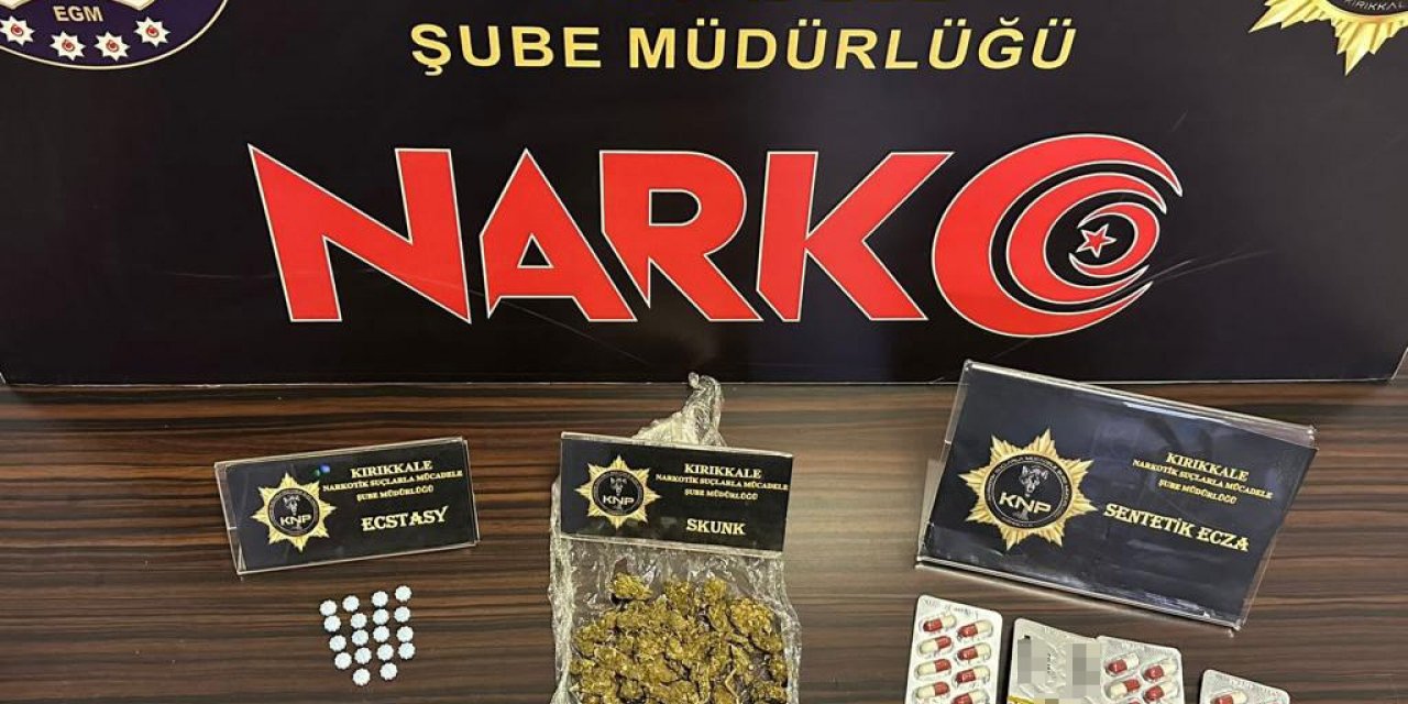 Kırıkkale’de uyuşturucu madde ile yakalanan şahıs tutuklandı