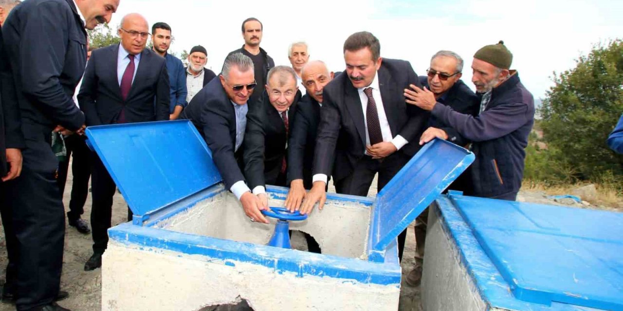 Amasya’da 3 köyde 2500 dekar tarım arazisi suyla buluştu