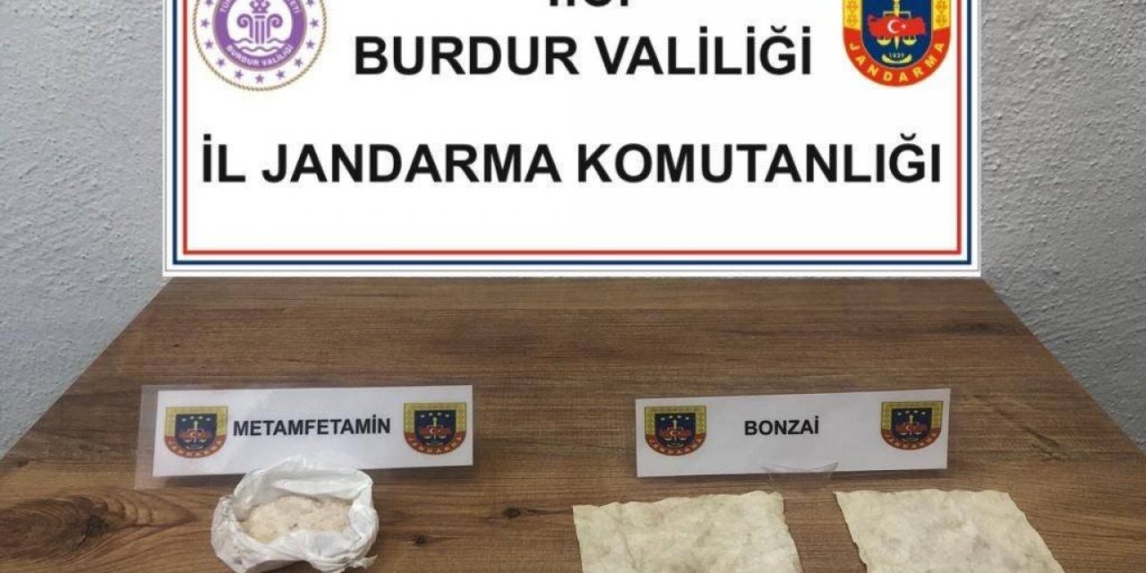 Burdur’da jandarmanın uyuşturucu operasyonunda 1 şüpheli tutuklandı