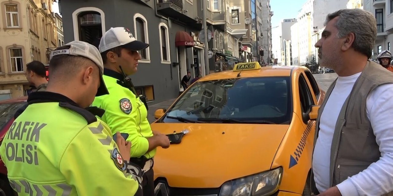 Taksimetre açmadan para isteyen taksiciye ceza kesildi
