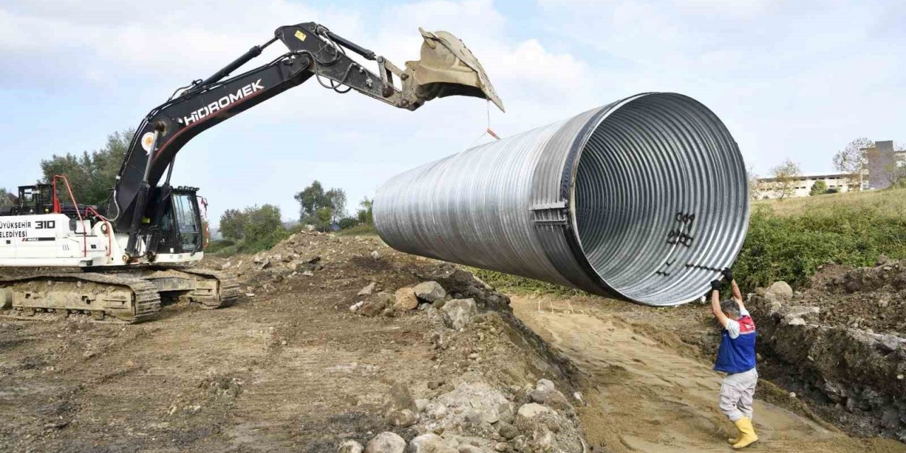 Dere geçişlerine çelik boru menfezler