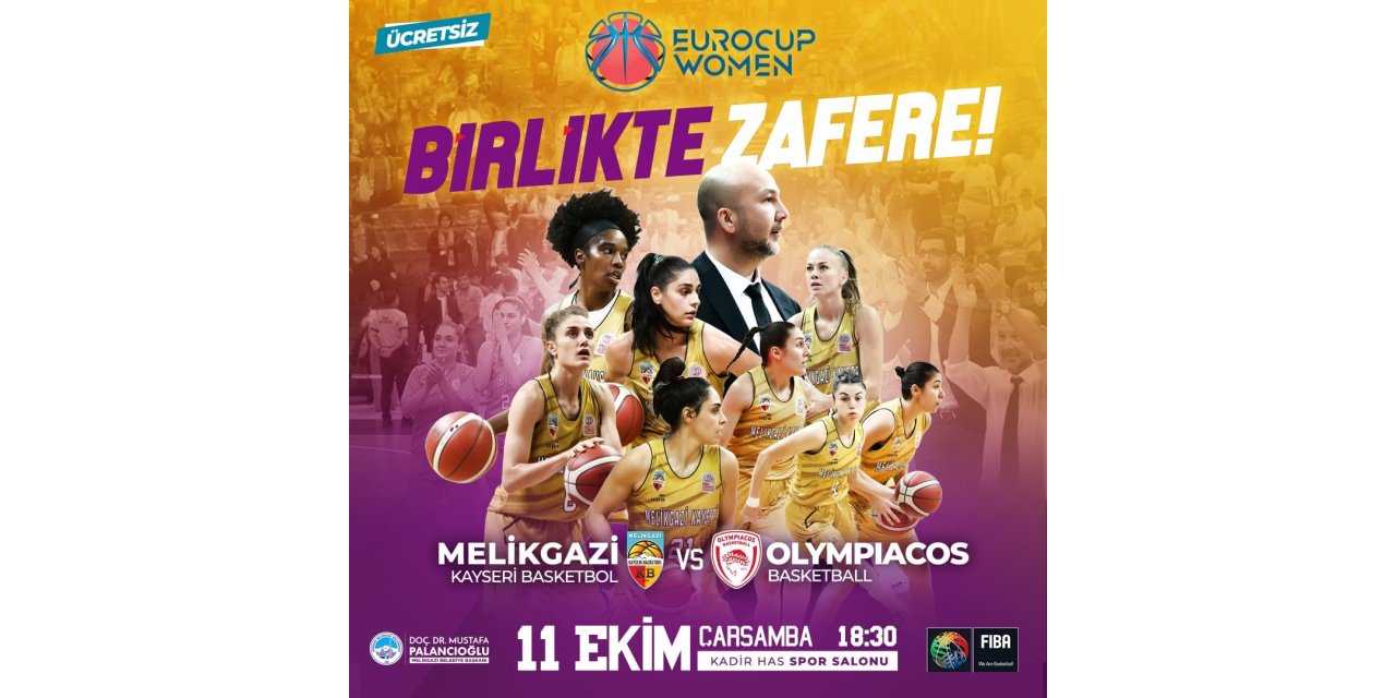 Melikgazi’den Euro Cup Women’in İlk Maçına Davet