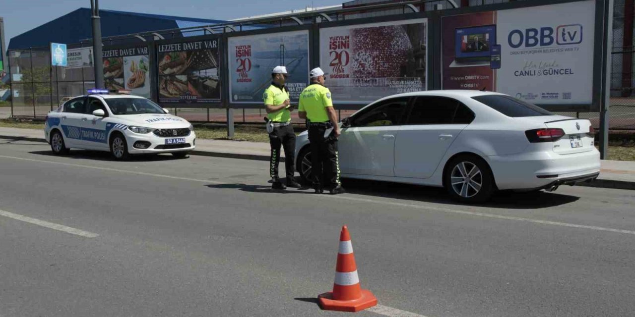 Ordu’da bir haftada 14 binden fazla araç denetlendi