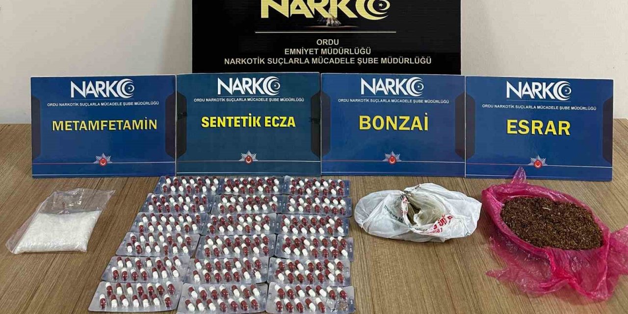 Ordu’da uyuşturucu operasyonlarında 2 tutuklama